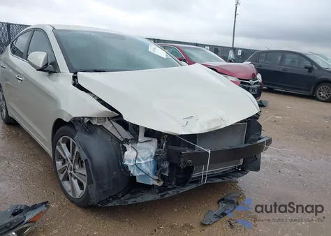 2017 Hyundai Elantra Limited from USA, damaged, VIN KMHD84LF8HU077166